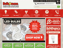 Tablet Screenshot of bulborama.com